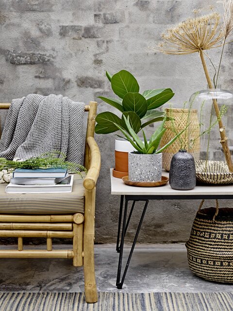 Bloomingville Table basse Mundo gris 90x42x60cm