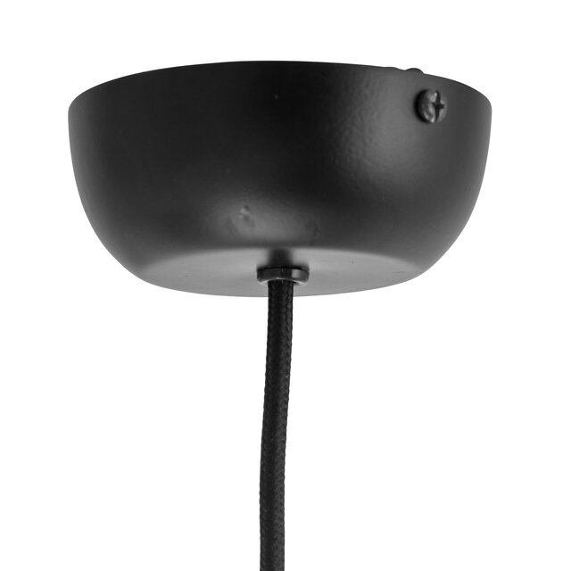 Bloomingville Hängande lampa gul - siden
