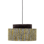 Bloomingville Lampe suspendue jaune - soie Bloomingville Lampe suspendue jaune - soie