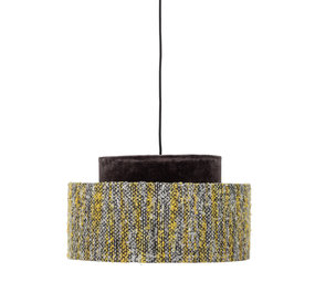 Bloomingville Hanging lamp yellow - silk Bloomingville Hanging lamp yellow - silk