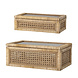 Bloomingville Rattan Aufbewahrungsbox - 2er Set Bloomingville Rattan Aufbewahrungsbox - 2er Set