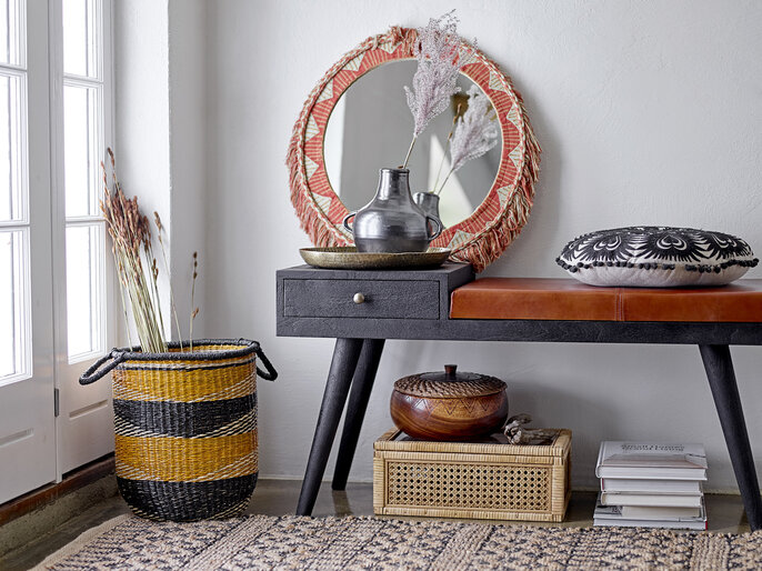 Bloomingville Rattan storage box - set of 2