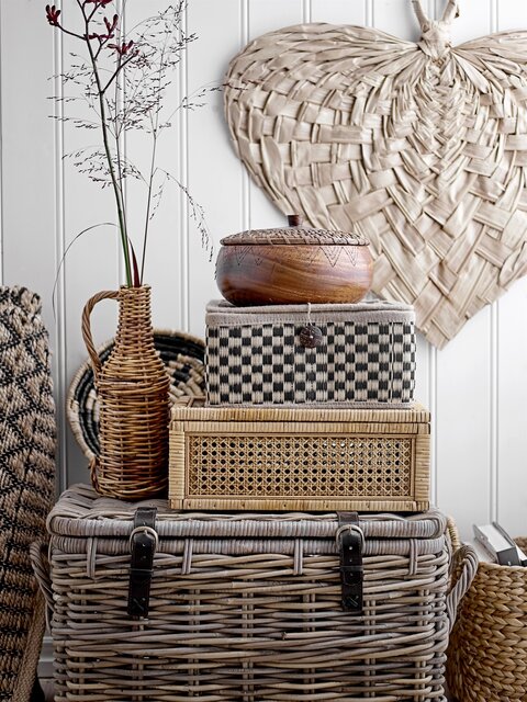 Bloomingville Rattan Aufbewahrungsbox - 2er Set Bloomingville Rattan Aufbewahrungsbox - 2er Set