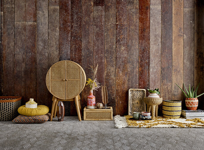 Bloomingville Opbergdoos rotan - set van 2 Bloomingville Opbergdoos rotan - set van 2