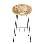 Bloomingville Yonne bar stool rattan - natural