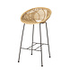Bloomingville Yonne barstoel rotan - naturel Bloomingville Yonne barstoel rotan - naturel