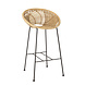 Bloomingville Yonne barstoel rotan - naturel Bloomingville Yonne barstoel rotan - naturel