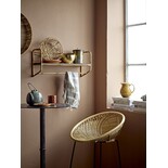 Bloomingville Sgabello da bar Yonne in rattan - naturale