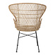 Bloomingville Oudon loungestoel rotan - naturel Bloomingville Oudon loungestoel rotan - naturel