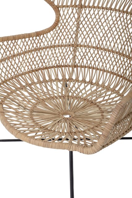 Bloomingville Oudon loungestoel rotan - naturel