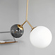 House Doctor Twice hanglamp messing met wit en grijze kap House Doctor Twice hanglamp messing met wit en grijze kap