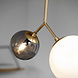 House Doctor Twice hanglamp messing met wit en grijze kap House Doctor Twice hanglamp messing met wit en grijze kap