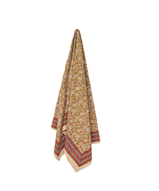 Doing Goods Doppio plaid botanico in tote bag - 1.40.30.078.008.5