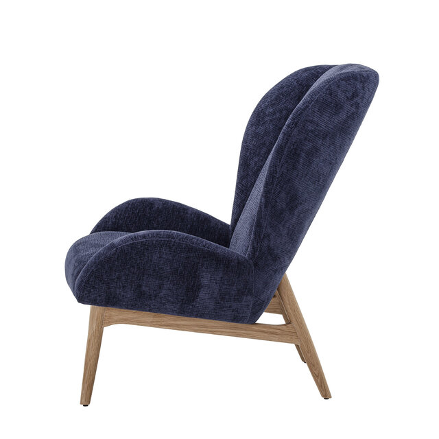Bloomingville Fauteuil lounge Eave - bleu Bloomingville Fauteuil lounge Eave - bleu