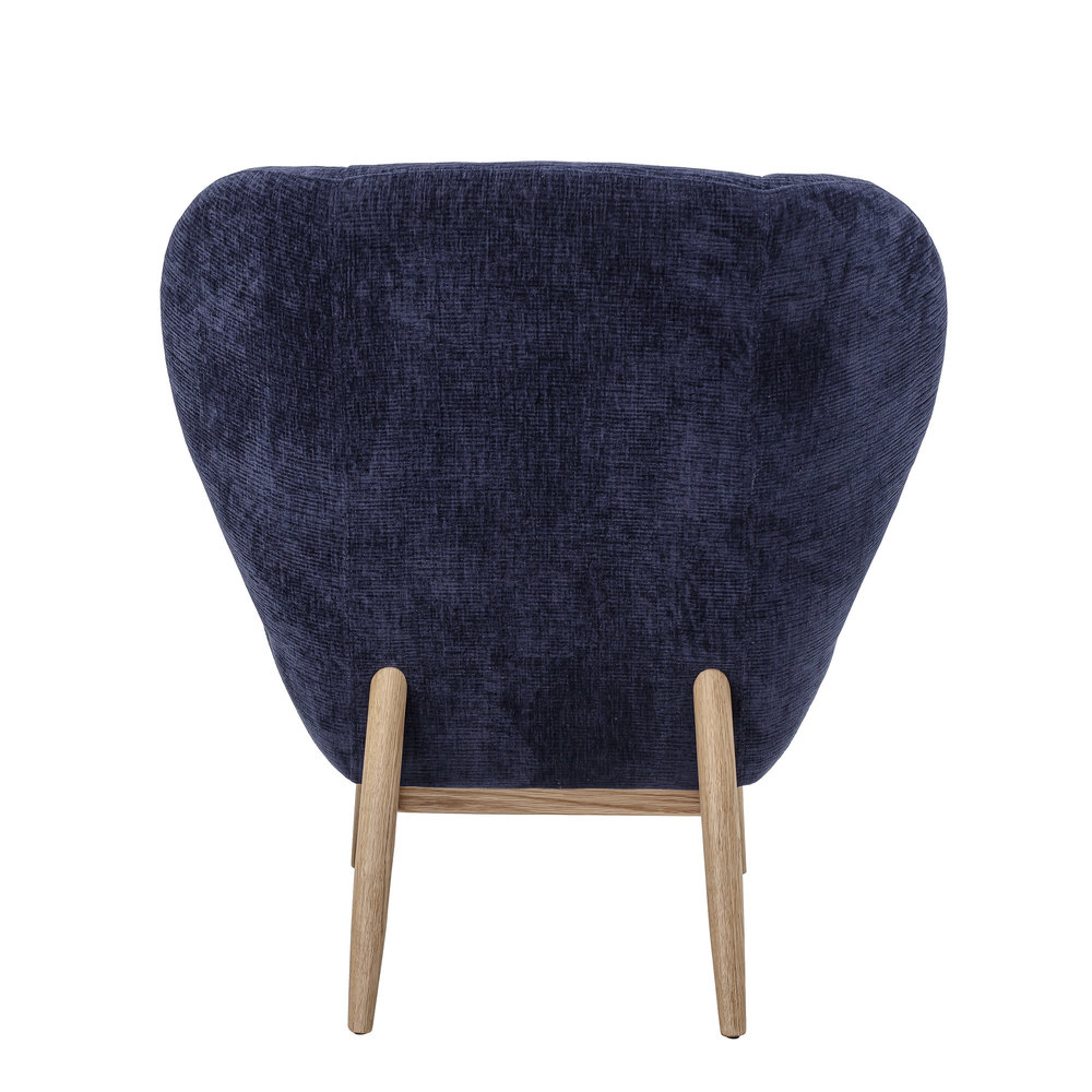 Bloomingville Fauteuil lounge Eave - bleu Bloomingville Fauteuil lounge Eave - bleu