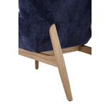 Bloomingville Eave loungestoel - blauw
