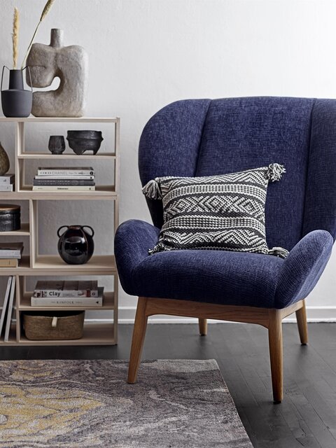 Bloomingville Eave lounge chair - blue