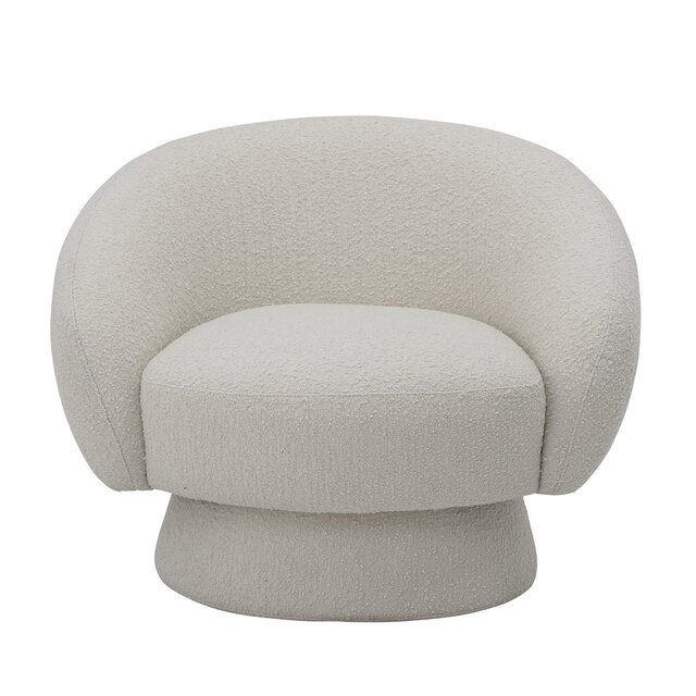 Bloomingville Ted loungestoel - wit