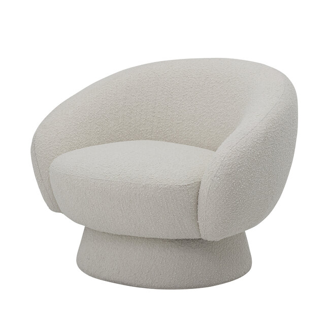 Bloomingville Ted loungestoel - wit