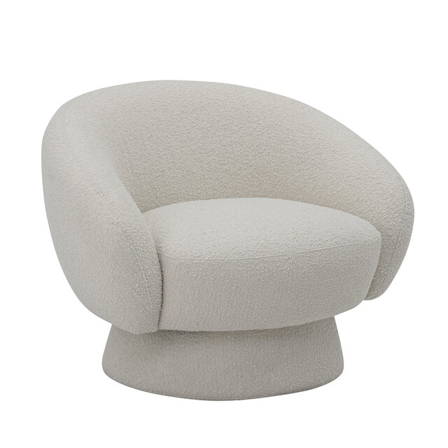 Bloomingville Ted loungestoel - wit