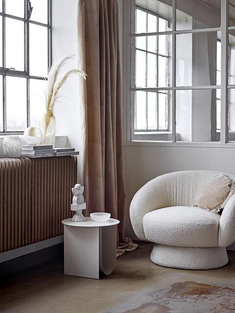 Bloomingville Ted loungestoel - wit