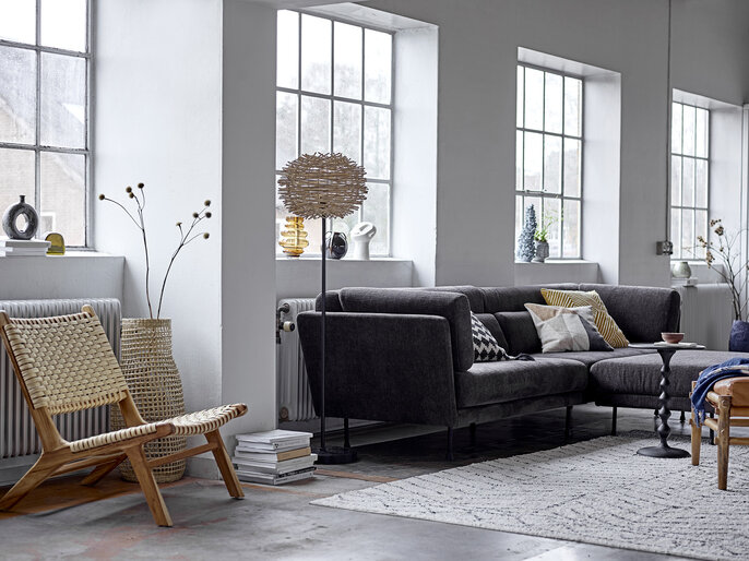 Bloomingville Anka sidebord aluminium - svart