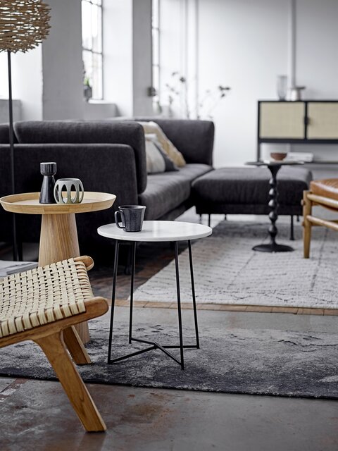 Bloomingville Anka sidebord aluminium - svart