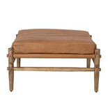 Bloomingville Aysia stool leather natural Bloomingville Aysia stool leather natural