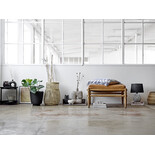 Bloomingville Aysia stool leather natural Bloomingville Aysia stool leather natural
