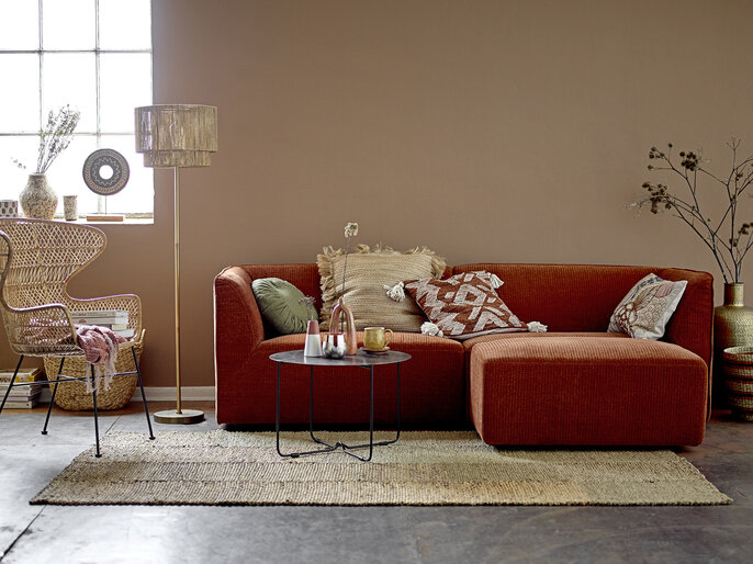 Bloomingville Petra pouf - terrakotta Bloomingville Petra pouf - terrakotta