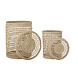 Bloomingville (was)manden met deksel - set van 2 stuks Bloomingville (was)manden met deksel - set van 2 stuks