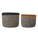 Bloomingville Abaca-Korb - 2er-Set Bloomingville Abaca-Korb - 2er-Set