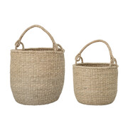 Bloomingville Panier avec anse de mer set de 2 pièces Bloomingville Panier avec anse de mer set de 2 pièces