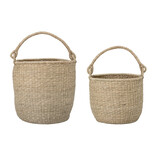 Bloomingville Panier avec anse de mer set de 2 pièces Bloomingville Panier avec anse de mer set de 2 pièces