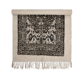 Bloomingville Cotton rug - black Bloomingville Cotton rug - black