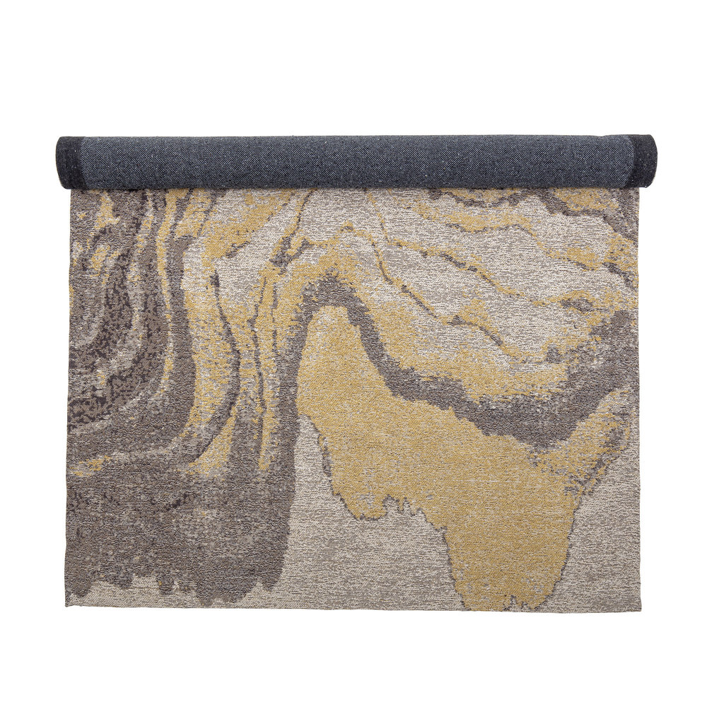 Bloomingville Cotton rug - yellow