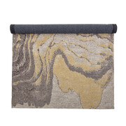 Bloomingville Tapis en coton - jaune