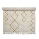 Bloomingville Vloerkleed katoen - geel 200x140cm Bloomingville Vloerkleed katoen - geel 200x140cm