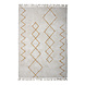 Bloomingville Vloerkleed katoen - geel 200x140cm Bloomingville Vloerkleed katoen - geel 200x140cm