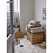 Bloomingville Vloerkleed katoen - geel 200x140cm Bloomingville Vloerkleed katoen - geel 200x140cm