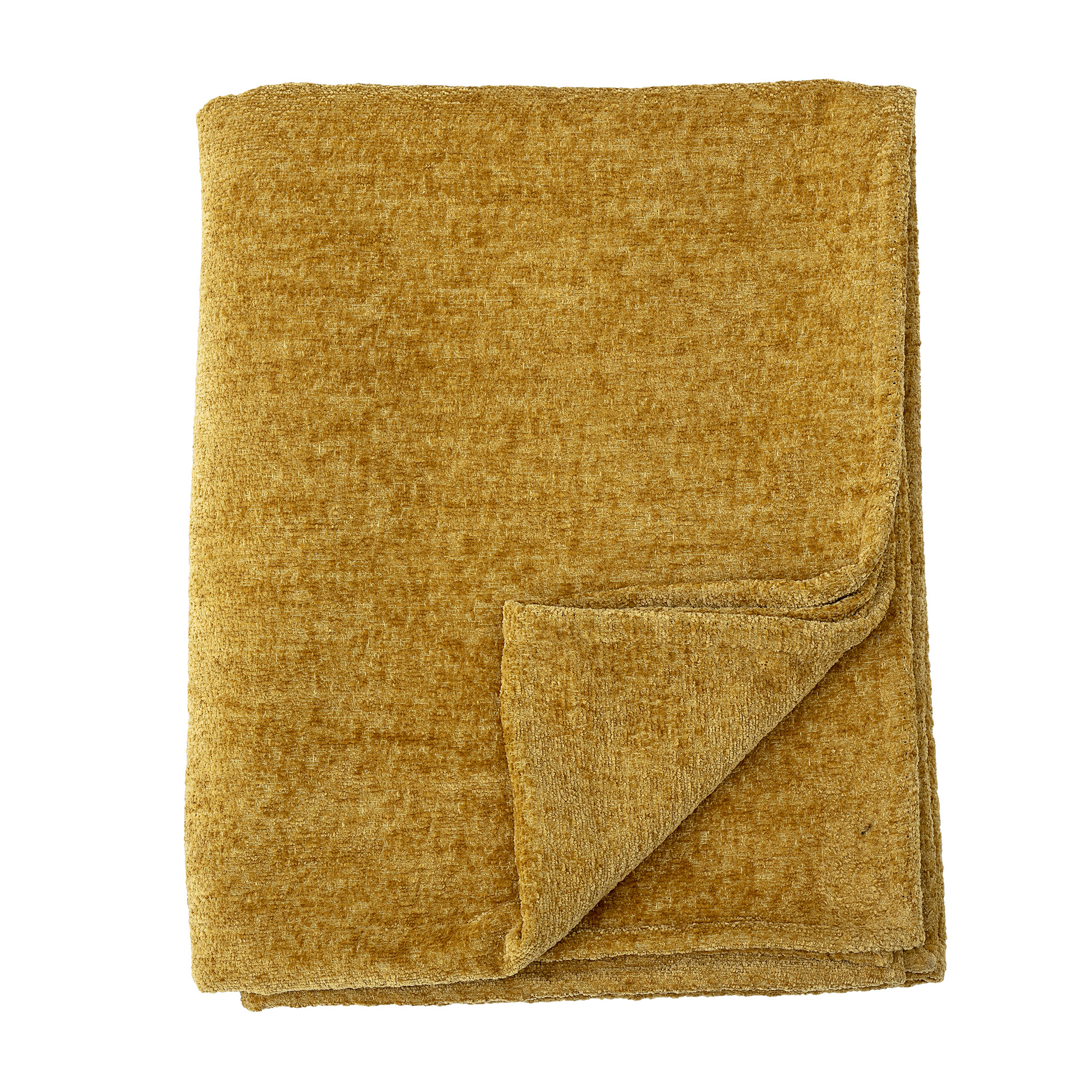 Bloomingville Jeté jaune - 170x140cm