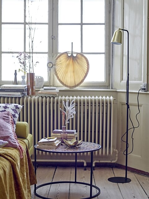 Bloomingville Plaid geel - 170x140cm