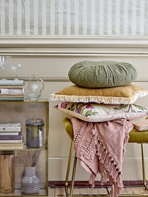 Bloomingville Jeté coton - rose