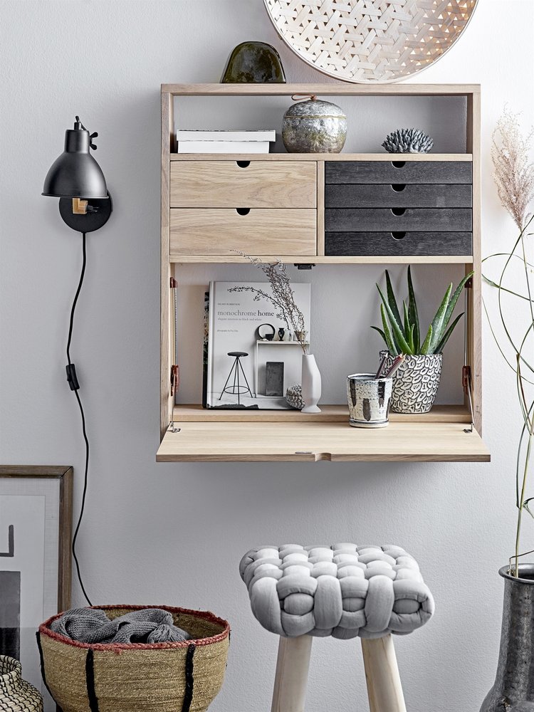 Bloomingville Vase en terre cuite - noir