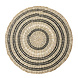 Bloomingville Placemats zeegras - zwart/naturel- set van 6 stuks Bloomingville Placemats zeegras - zwart/naturel- set van 6 stuks