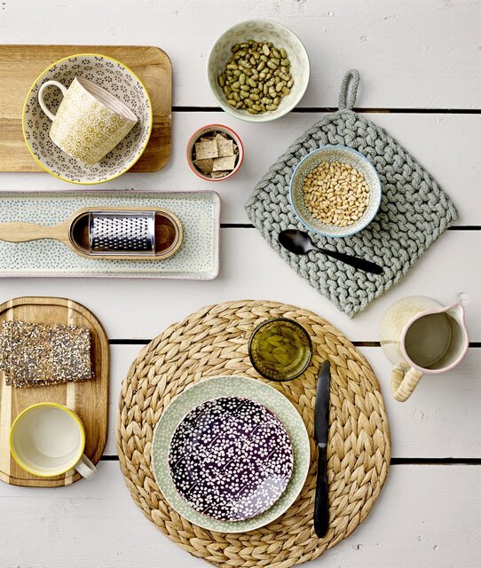 Bloomingville Set de table jacinthe d'eau naturel - lot de 6 pièces Bloomingville Set de table jacinthe d'eau naturel - lot de 6 pièces