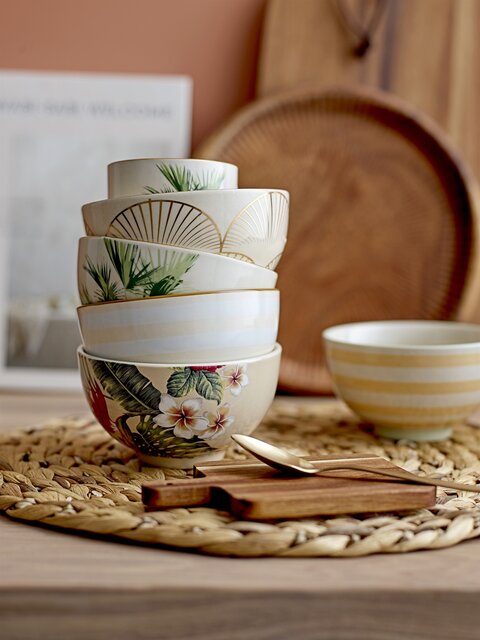 Bloomingville Set de table jacinthe d'eau naturel - lot de 6 pièces Bloomingville Set de table jacinthe d'eau naturel - lot de 6 pièces