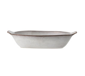 Bloomingville Sandrine serving bowl gray - L42.5xH9xW27.5 cm Bloomingville Sandrine serving bowl gray - L42.5xH9xW27.5 cm
