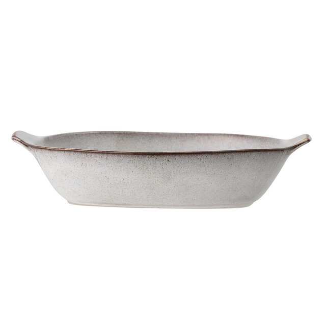Bloomingville Sandrine serveerschaal grijs- L42,5xH9xW27,5 cm