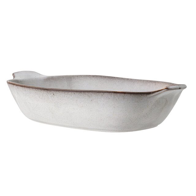 Bloomingville Sandrine serveerschaal grijs- L42,5xH9xW27,5 cm